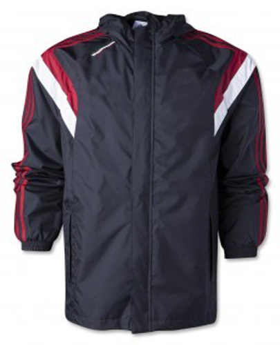 Men's Sports Performance Full Sleeve Game Day Coaching Jacket Black